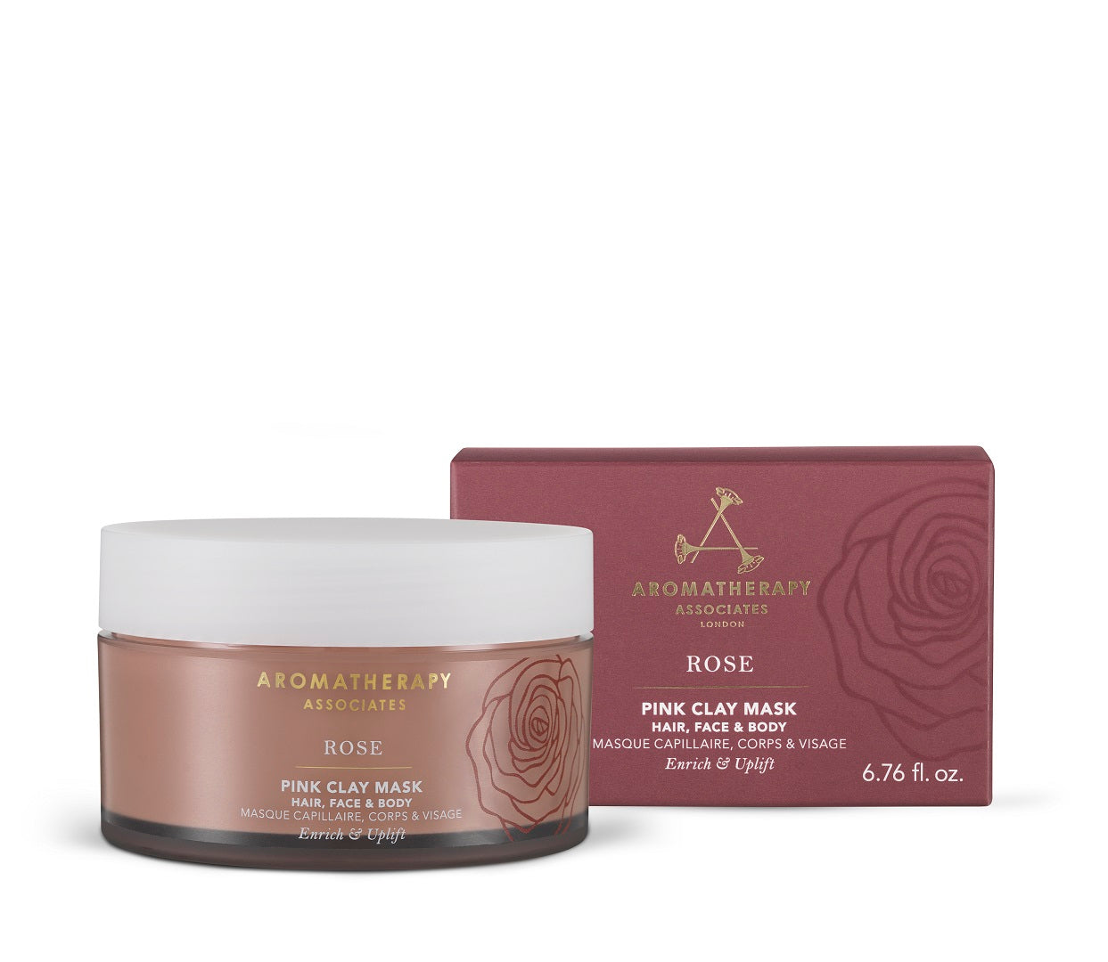 Rose Pink Clay Mask 200ml