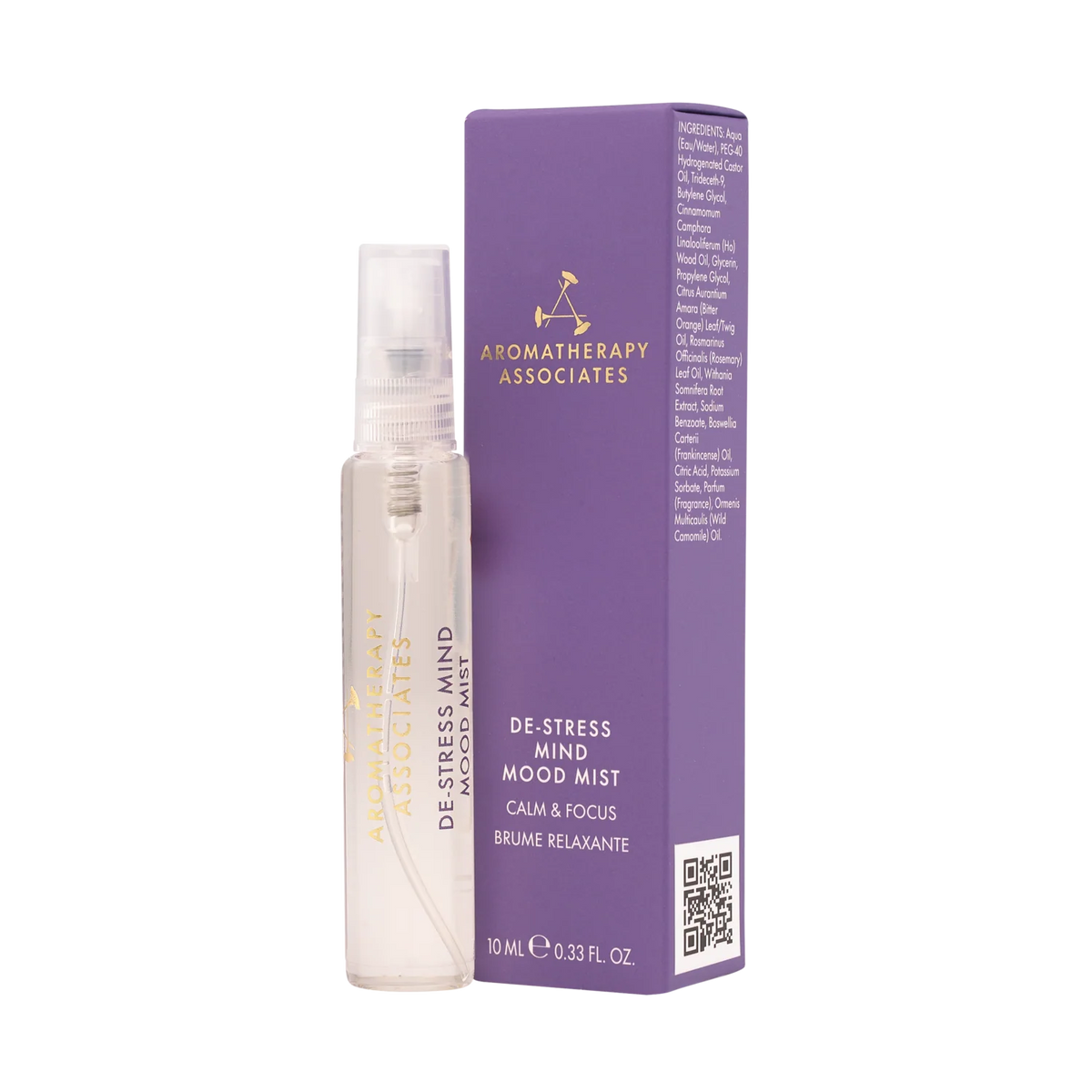 De-Stress Mind Mood Mist 10ml Trave Size