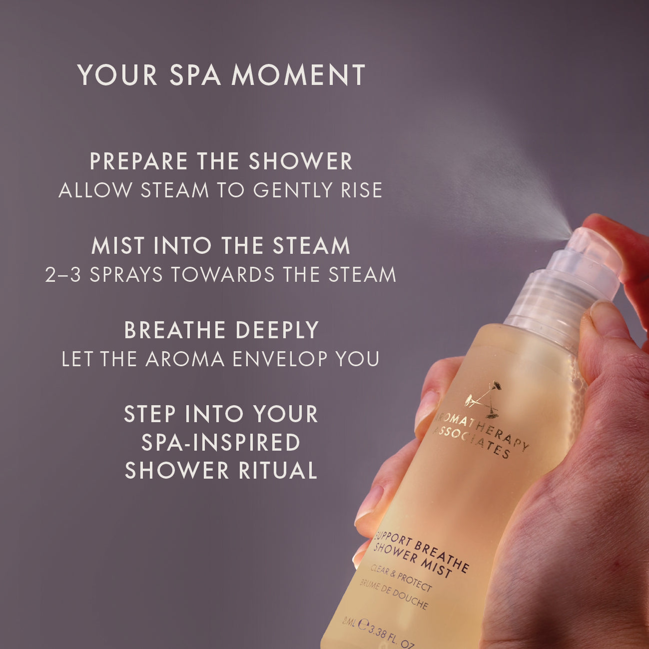 Support Breathe Shower Mist 100ml